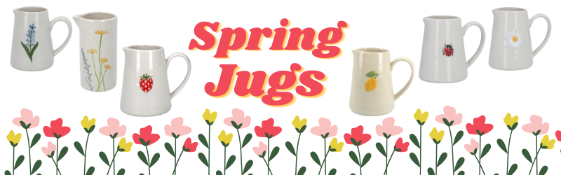 Spring Jugs From Gisela Graham| Gifts from Handpicked Blog
